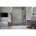 DreamLine Unidoor-X 58.5 in. W x 34.375 in. D x 72 in. H Hinged Shower Enclosure in Oil Rubbed Bronze Finish