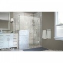DreamLine Unidoor-X 57 in. W x 40.375 in. D x 72 in. H Hinged Shower Enclosure in Chrome Finish