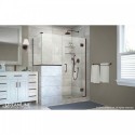 DreamLine Unidoor-X 59 in. W x 40.375 in. D x 72 in. H Hinged Shower Enclosure in Oil Rubbed Bronze Finish
