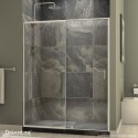 DreamLine Flex 44 - 48 in. W x 72 in. H Pivot Shower Door in Chrome Finish