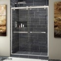 DreamLine Cavalier 56 - 60 in. W x 76 in. H Sliding Shower Door in Polished Stainless Steel Finish