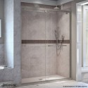 DreamLine Encore 44 - 48 in. W x 76 in. H Bypass Sliding Shower Door in Brushed Nickel Finish