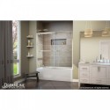 DreamLine Encore 56 - 60 in. W x 58 in. H Bypass Sliding Tub Door in Chrome Finish