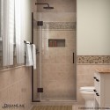 DreamLine Unidoor-X 34 in. W x 72 in. H Hinged Shower Door in Oil Rubbed Bronze Finish