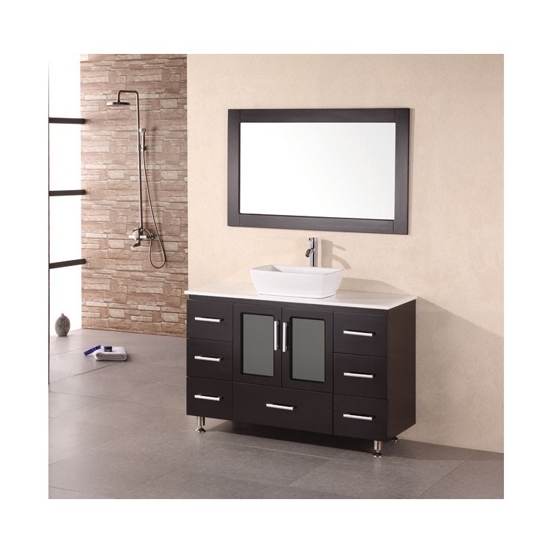 Stanton 48" Single Sink Vanity Set in Espresso