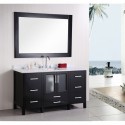 Stanton 60" Single Sink Vanity Set in Espresso