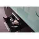 Portland 61" Double Sink - Wall Mount Vanity Set in Espresso