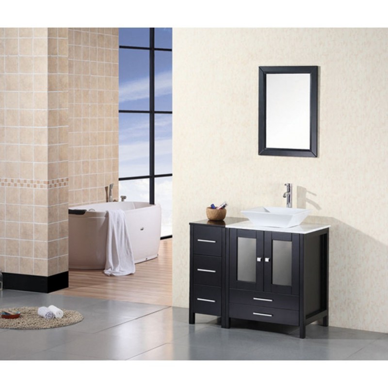 Arlington 37" Single Sink Vanity Set in Espresso