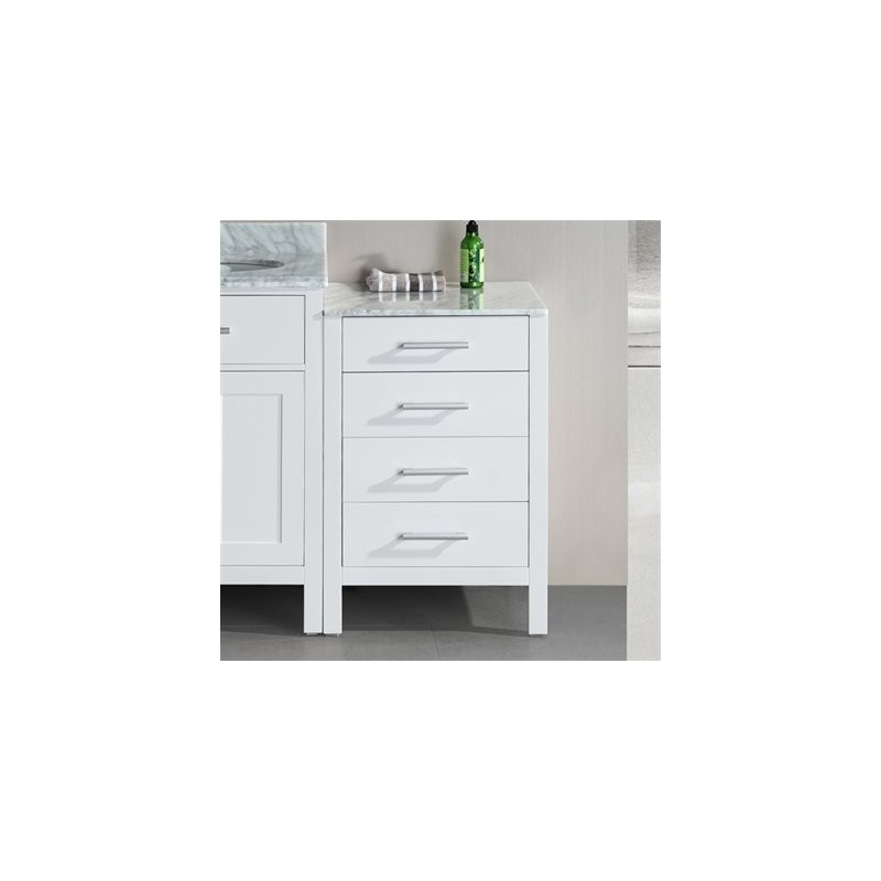 London 20" Cabinet in White
