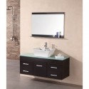 Madrid 36" Single Sink - Wall Mount Vanity Set in Espresso