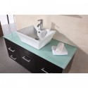 Madrid 36" Single Sink - Wall Mount Vanity Set in Espresso