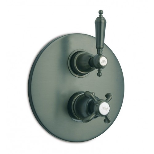 LaToscana 87TU690 Ornellaia Thermostatic Shower Valve with Volume Control in Bronze