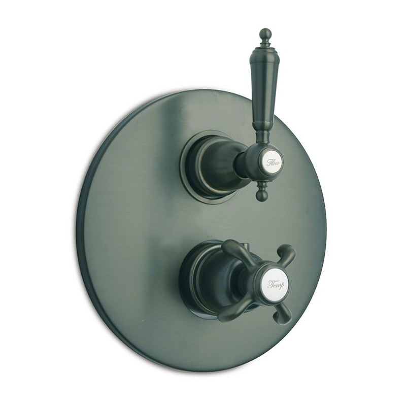 LaToscana 87TU690 Ornellaia Thermostatic Shower Valve with Volume Control in Bronze