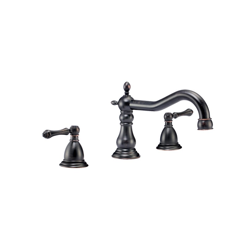 Merlion 83H05-ORB-N Widespread Bathroom Faucet in Oil Rubbed Bronze by Alya Bath