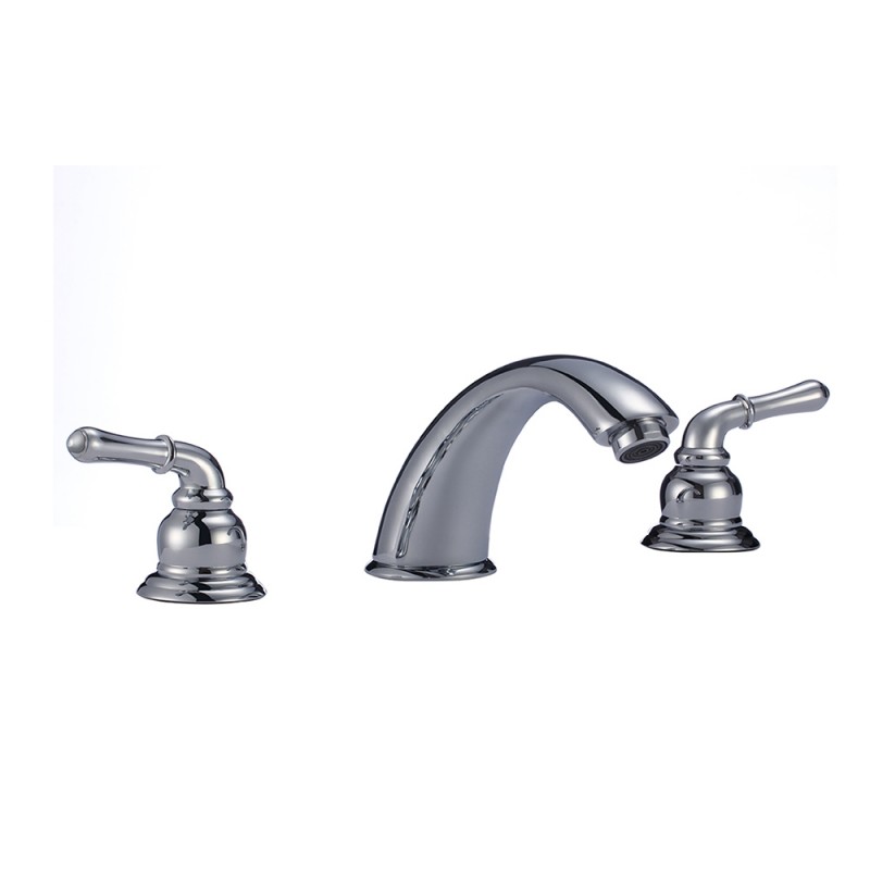 Merlion 83H03-CHR-N Widespread Bathroom Faucet in Chrome by Alya Bath