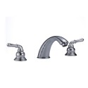 Merlion 83H03-CHR-N Widespread Bathroom Faucet in Chrome by Alya Bath