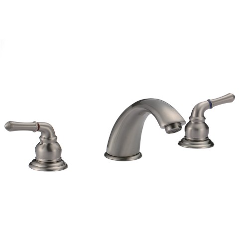 Merlion 83H03-BN-N Widespread Bathroom Faucet in Brushed Nickel by Alya Bath