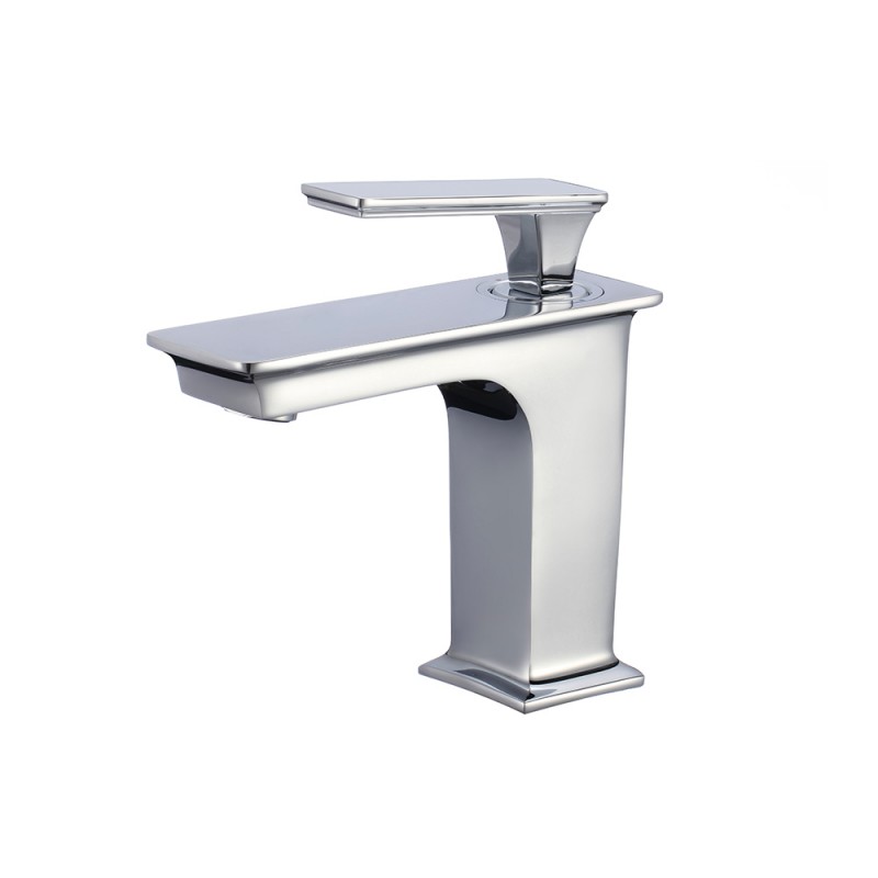 Merlion 81H36-CHR-008 Single Hole Mount Bathroom Faucet in Chrome by Alya Bath